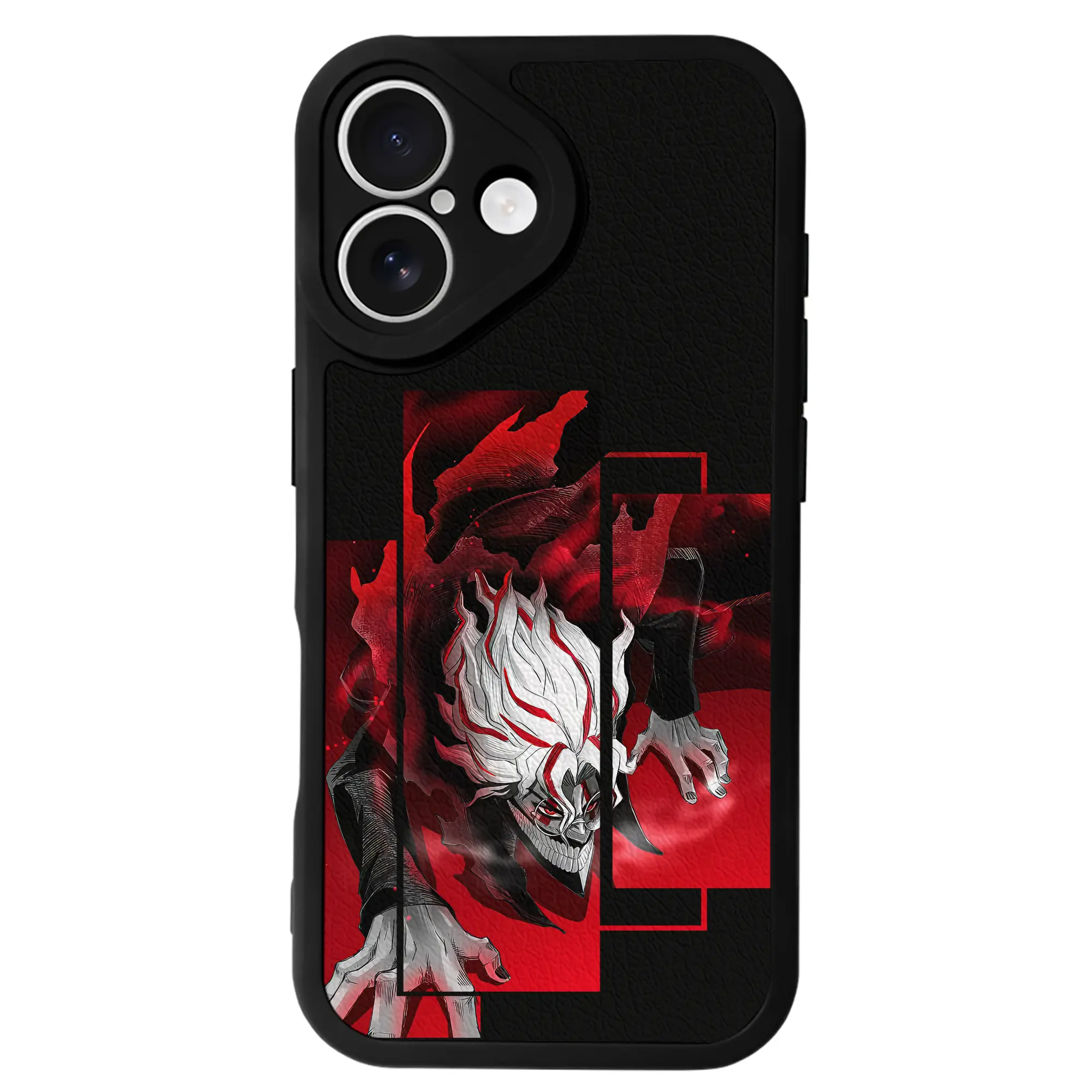 ダンダダン グッズ,オカルン - IPhone 16シリーズ対応 ・ シリコンスマホケース ・ レザー調 ・ 高精度フィット ・ 耐衝撃 ・ ワイヤレス充電対応 ・ 精密カット